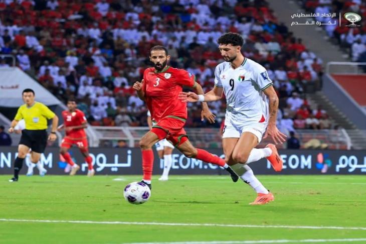 وسام أبو علي مع منتخب فلسطين